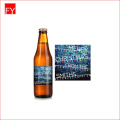 Customized self adhesive beer bottle labels